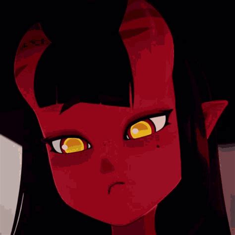 meru the succubus gif|Meru Succubus Thinking GIF 